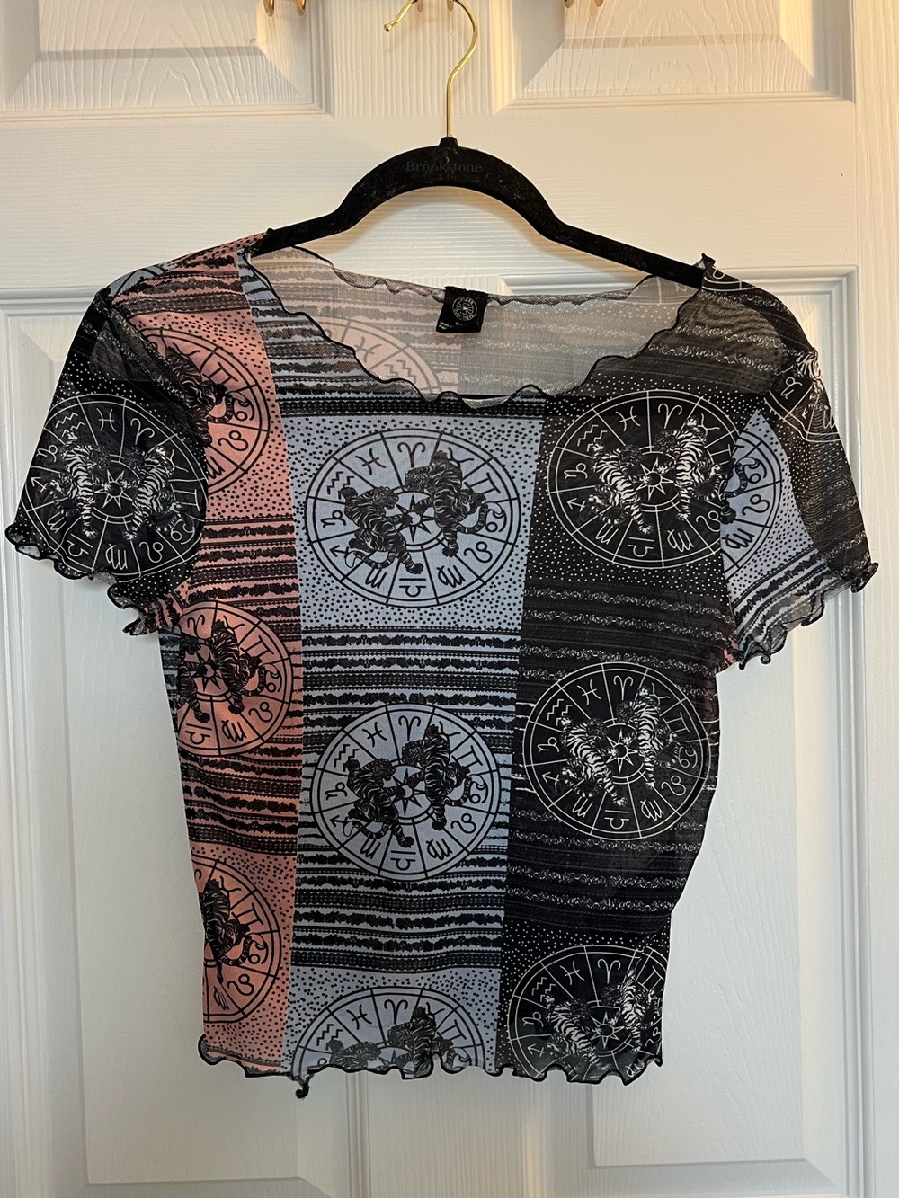 Urban Outfitters Mesh Zodiac Top